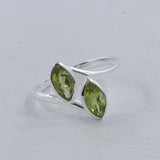 925 Sterling Silver Garnet Rings