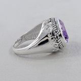 925 Sterling Silver Green Amethyst Rings