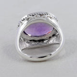 925 Sterling Silver Green Amethyst Rings