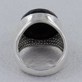 925 Sterling Silver Black Onyx Ring