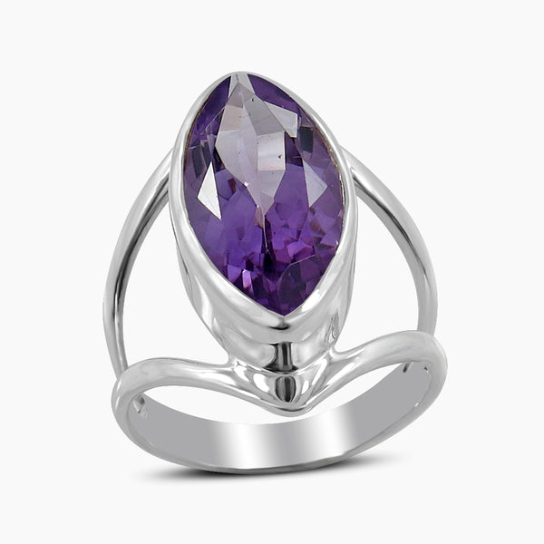 925 Sterling Silver Amethyst Rings