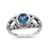 925 Silver Rainbow Moonstone Rings