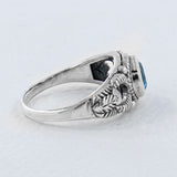 925 Silver Rainbow Moonstone Rings