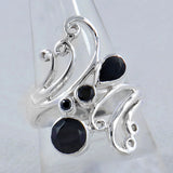 925 Sterling Silver Black Onyx Rings