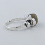 Natural Labradorite Silver Rings
