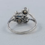 Natural Garnet Silver Rings