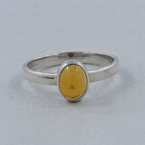 Natural Ruby Silver Rings