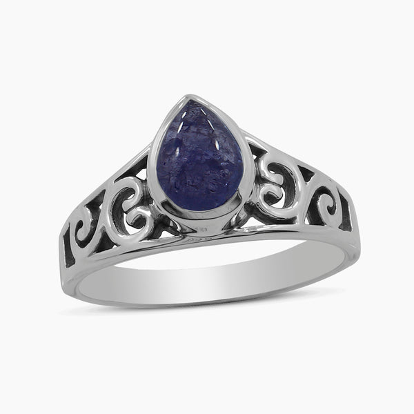 Tanzanite Gemstone Sterling Silver Rings