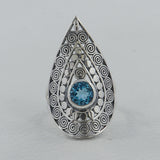 Ethiopian Opal 925 Silver Rings