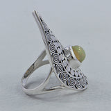 Ethiopian Opal 925 Silver Rings