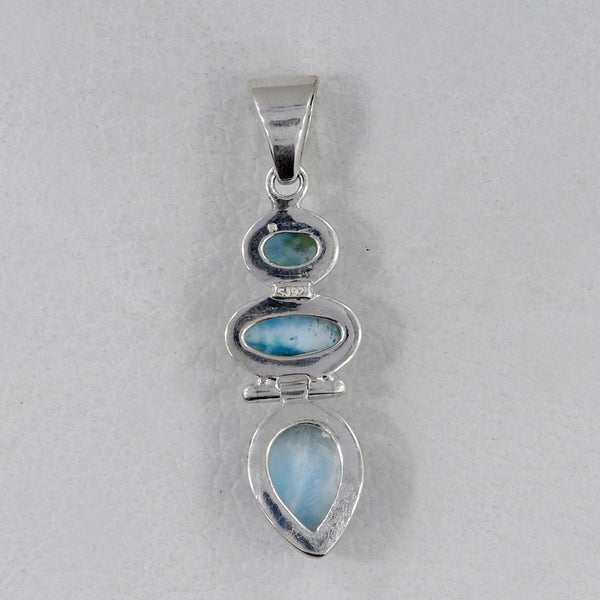 925 Sterling Silver Larimar Pendants