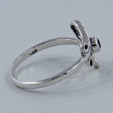 Natural Ruby Sterling Silver Ring