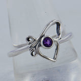 Natural Ruby Sterling Silver Ring