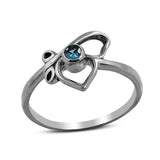 Natural Ruby Sterling Silver Ring