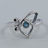 Natural Ruby Sterling Silver Ring