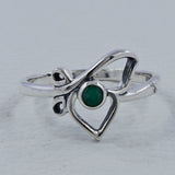 Natural Ruby Sterling Silver Ring