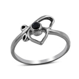 Natural Ruby Sterling Silver Ring