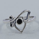 Natural Ruby Sterling Silver Ring