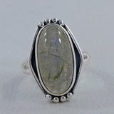 925 Silver Labradorite Rings