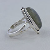 925 Silver Labradorite Rings