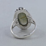 925 Silver Labradorite Rings