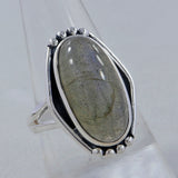 925 Silver Labradorite Rings