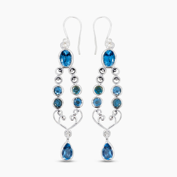 Peridot Silver Earrings