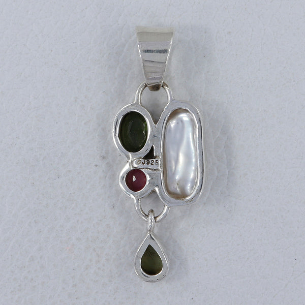 925 Silver Natural Pearl Pendants