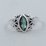 Mystic Quartz Sterling Silver Ring