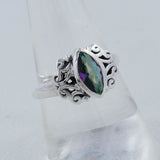 Mystic Quartz Sterling Silver Ring