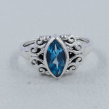 Mystic Quartz Sterling Silver Ring