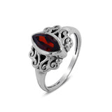 Mystic Quartz Sterling Silver Ring