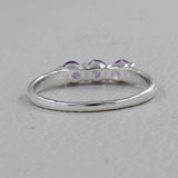 925 Sterling Silver Amethyst Ring