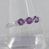 925 Sterling Silver Amethyst Ring