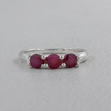 925 Sterling Silver Amethyst Ring