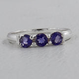 925 Sterling Silver Amethyst Ring