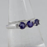 925 Sterling Silver Amethyst Ring