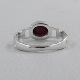 925 Sterling Silver Ruby Rings