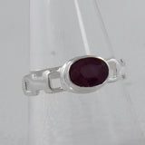 925 Sterling Silver Ruby Rings
