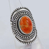 Sponge Coral Silver Rings