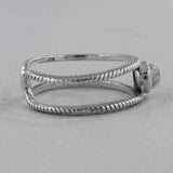 Rainbow Moonstone Silver Ring