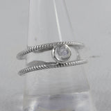 Rainbow Moonstone Silver Ring