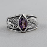 925 Sterling Silver Citrine Ring