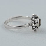 Natural Peridot Sterling Silver Rings