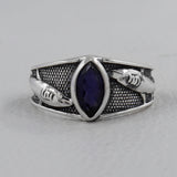 925 Sterling Silver Citrine Ring