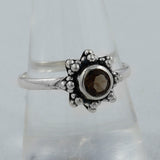 Natural Peridot Sterling Silver Rings