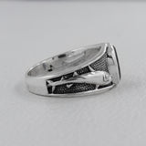 925 Sterling Silver Citrine Ring