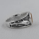 925 Sterling Silver Citrine Ring