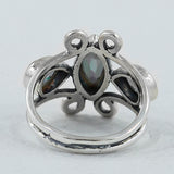 Natural Blue Topaz Sterling Silver Rings