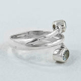 Natural Garnet Silver Rings